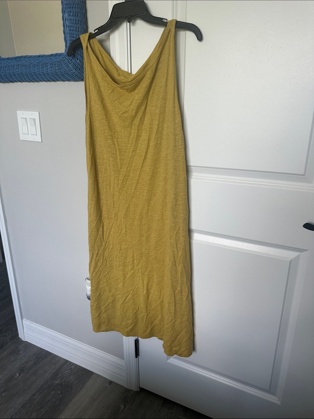 Eileen Fisher Mustard Yellow Midi Dress
